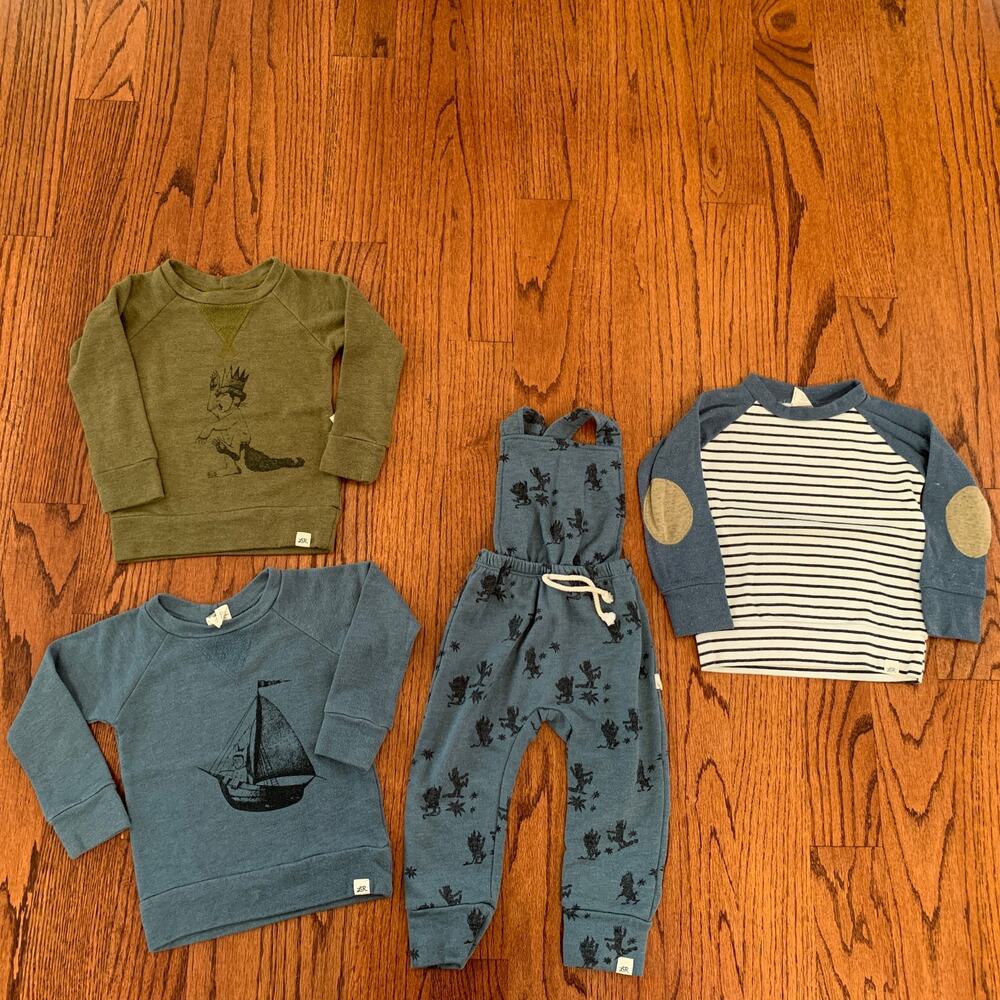 Lulu and Roo X Where the Wild Things Are Lot (4) | Blue Green | 18-24 months